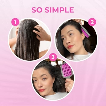 FHI HEAT Unbrush Wet Dry Detangling Hair Brush Lavender Grey