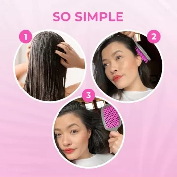 FHI HEAT Unbrush Wet Dry Detangling Hair Brush Lavender Grey