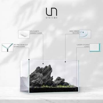 Ultum Nature Systems Rimless Aquarium - Ultra Clear Fish Tank
