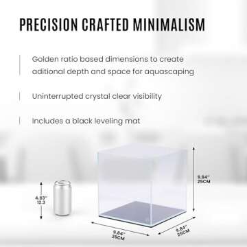 Ultum Nature Systems Rimless Aquarium - Ultra Clear Fish Tank