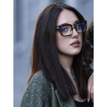 VISOONE Cat Eye Blue Light Blocking Glasses for All