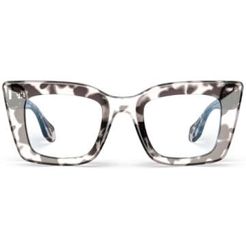 VISOONE Cat Eye Blue Light Blocking Glasses for All
