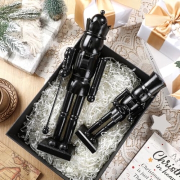 Traditional Wooden Nutcracker Christmas Decor Gift Set