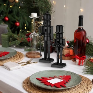 Traditional Wooden Nutcracker Christmas Decor Gift Set