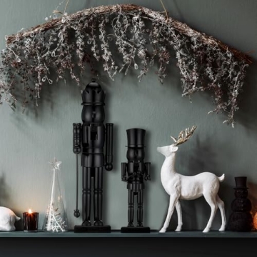 Traditional Wooden Nutcracker Christmas Decor Gift Set