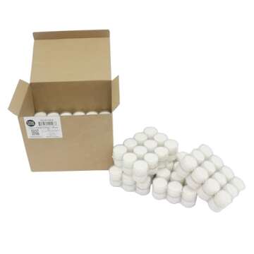 Stonebriar Unscented Tea Light Candles 192 Count