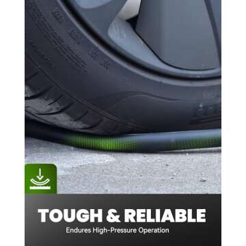 Lightweight RAINPOINT Garden Hose 50ft for Easy Use