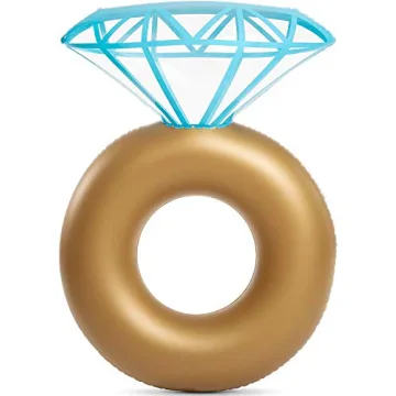 Jasonwell Inflatable Diamond Ring Pool Float Bachelorette Party