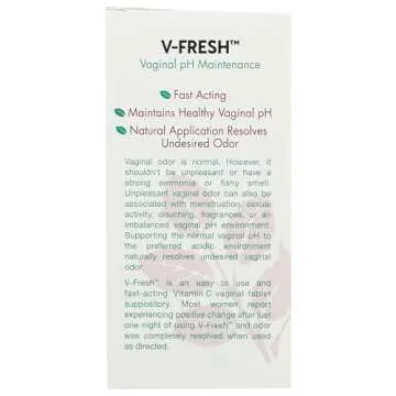 Vitanica V-Fresh Vaginal pH Support for Healthy Women