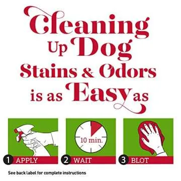 Nature’s Miracle P-96965 Stain and Odor Remover Dog, Odor Control Formula, Lavender Scent,32 oz