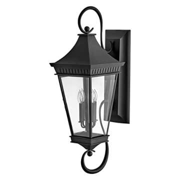 Hinkley Chapel Hill Extra Large Wall Lantern - Museum Black