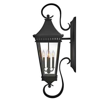 Hinkley Chapel Hill Extra Large Wall Lantern - Museum Black