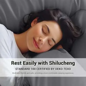 Shilucheng King Sheet Set - Silky Cooling & Soft Bedding Set