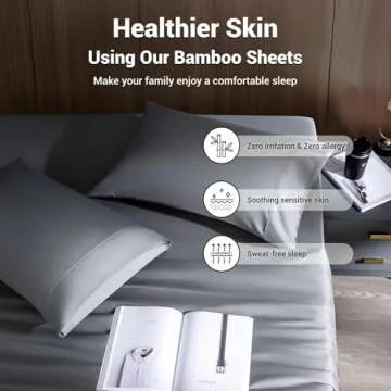 Shilucheng King Sheet Set - Silky Cooling & Soft Bedding Set