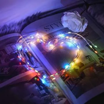 12 Pack Fairy Lights Battery Operated String Lights，7FT 20LED Waterproof Silver Wire Christmas Lights Outdoor,Firefly Mini Lights for Bedroom Party Birthday Wedding Indoor Decorations Home Decor