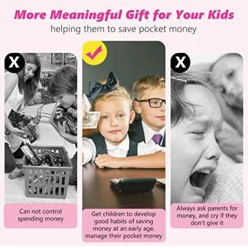 AOZBZ Face Bank, Face Money Eating Box Cute Facebank Piggy Bank for Coins Box Brick Automatic Money Coin Saving Bank for Children Toys Gifts Home Decoration
