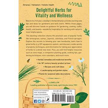 Llewellyn's 2020 Herbal Almanac: Your Essential Guide to Nature's Remedies