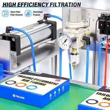 TAILONZ Pneumatic Air Filter Regulator Combo for Tools