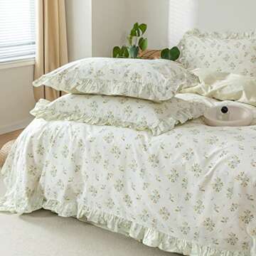 Romantic Ruffle Duvet Cover Set for Elegant Bedrooms