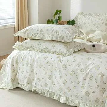 Romantic Ruffle Duvet Cover Set for Elegant Bedrooms