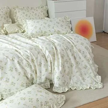 Romantic Ruffle Duvet Cover Set for Elegant Bedrooms