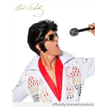 Men's Deluxe Elvis Presley Costume for Events