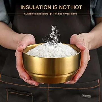 Elegant Roucerlin Gold Serving Bowls Perfect for Hosting