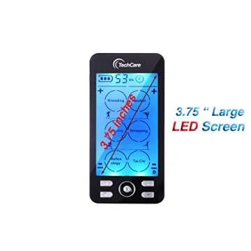 Tens Unit Plus 24 Rechargeable Electronic Pulse Massager Machine Multi Mode Device with All Accessories [New Model]