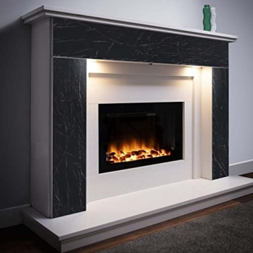 Arthome Black Marble Peel and Stick Wallpaper - 17"x120"