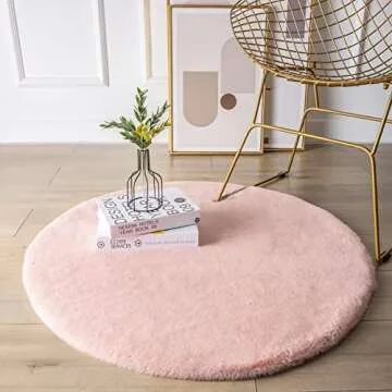 Ultra Soft Faux Rabbit Fur Area Rug for Cozy Spaces