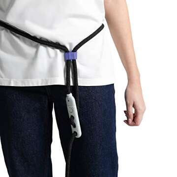NOX Reflective 3-in-1 Hands-Free Dog Leash, Versatile Crossbody Rope Leash, Adjustable Long Leash, E...