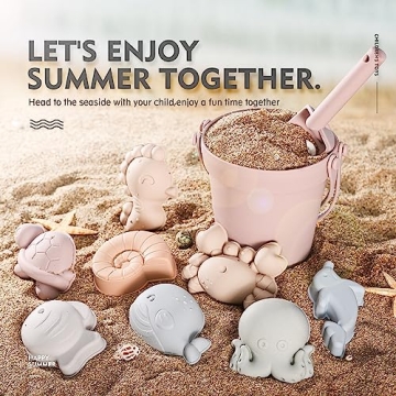 MarcZero Silicone Beach Toys for Toddlers - Eco-Friendly 11Pcs