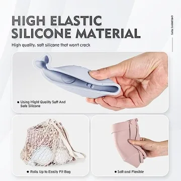 MarcZero Silicone Beach Toys for Toddlers - Eco-Friendly 11Pcs