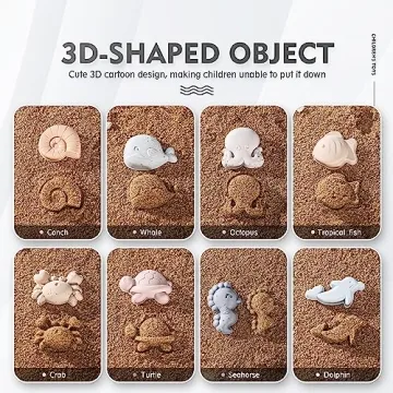 MarcZero Silicone Beach Toys for Toddlers - Eco-Friendly 11Pcs