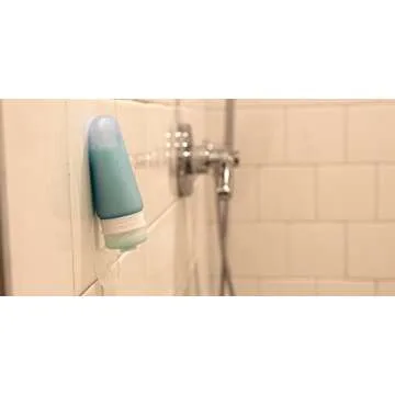 humangear GoToob Refillable Silicone, Clear/Green/Blue, Large (3oz),HG0187