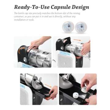 Reusable LED Capsule Lights for Ninja Slushi Machines