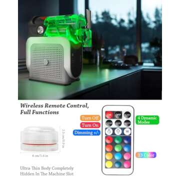 Reusable LED Capsule Lights for Ninja Slushi Machines