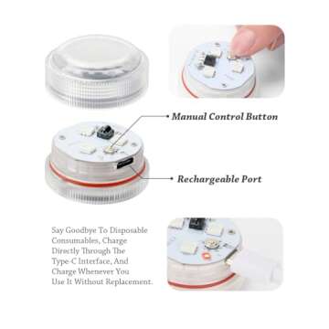 Reusable LED Capsule Lights for Ninja Slushi Machines