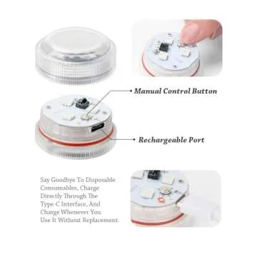 Reusable LED Capsule Lights for Ninja Slushi Machines