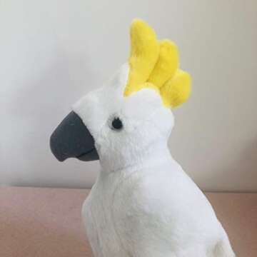 TAMMYFLYFLY Cockatoo Plush, Stuffed Animal, Plush Toy, Gifts for Kids, Cuddlekins 11 Inches