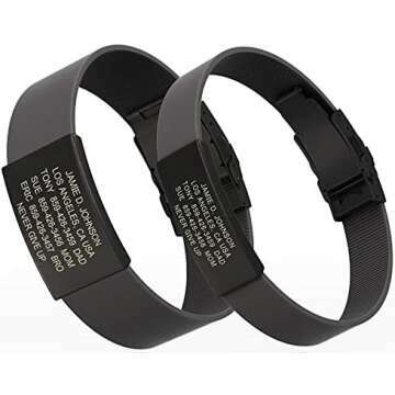 Road ID Bracelet - Silicone Identification for Athletes