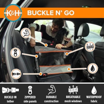 K&H Buckle N' Go Dog Car Seat for Safe and Comfortable Rides