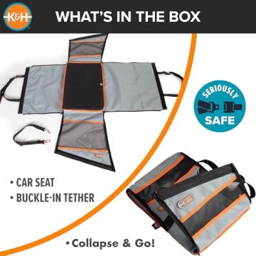 K&H Buckle N' Go Dog Car Seat for Safe and Comfortable Rides