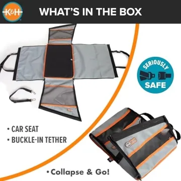 K&H Buckle N' Go Dog Car Seat for Safe and Comfortable Rides