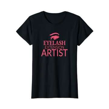Women’s Eyelash Extension Artist Shirt - Perfect for Beauty Professionals