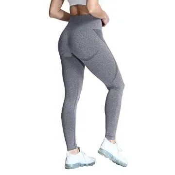 Comfortable Aoxjox Seamless Leggings for Women - High Waisted