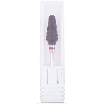 PANA USA 3/32” Purple Tornado Nail Carbide Drill Bit - Fast Remove for Acrylic or Hard Gels Remover Professional Manicure Pedicure Rotary Tool- Fine