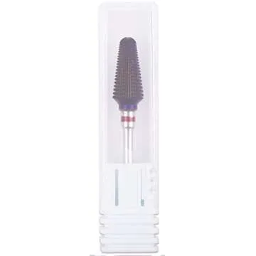 PANA USA 3/32” Purple Tornado Nail Carbide Drill Bit - Fast Remove for Acrylic or Hard Gels Remover Professional Manicure Pedicure Rotary Tool- Fine