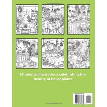House Plants Coloring Book for Adults: 65 Illustrations for Plant Lovers