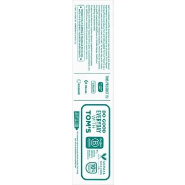 Tom's of Maine Natural Luminous White Toothpaste - Clean Mint